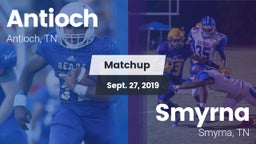 Matchup: Antioch  vs. Smyrna  2019