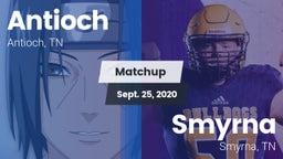 Matchup: Antioch  vs. Smyrna  2020