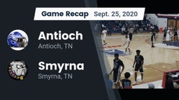 Recap: Antioch  vs. Smyrna  2020