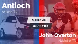 Matchup: Antioch  vs. John Overton  2020