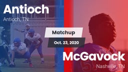 Matchup: Antioch  vs. McGavock  2020