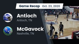 Recap: Antioch  vs. McGavock  2020