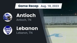 Recap: Antioch  vs. Lebanon  2023