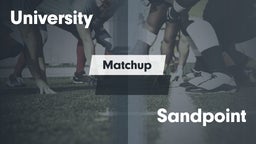 Matchup: University High vs. Sandpoint High 2016