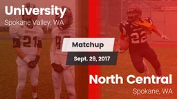 Matchup: University High vs. North Central  2017