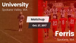 Matchup: University High vs. Ferris  2017