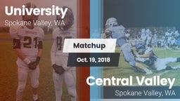 Matchup: University High vs. Central Valley  2018
