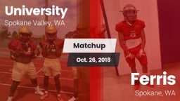 Matchup: University High vs. Ferris  2018