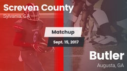 Matchup: Screven County High vs. Butler  2017