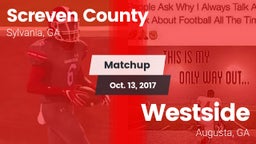 Matchup: Screven County High vs. Westside  2017