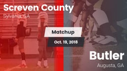 Matchup: Screven County High vs. Butler  2018