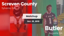 Matchup: Screven County High vs. Butler  2019