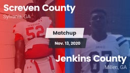 Matchup: Screven County High vs. Jenkins County  2020