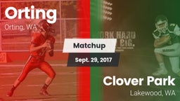 Matchup: Orting  vs. Clover Park  2017