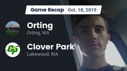 Recap: Orting  vs. Clover Park  2019