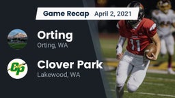 Recap: Orting  vs. Clover Park  2021