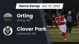 Recap: Orting  vs. Clover Park  2022