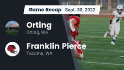 Recap: Orting  vs. Franklin Pierce  2022
