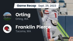 Recap: Orting  vs. Franklin Pierce  2023