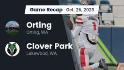 Recap: Orting  vs. Clover Park  2023