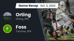 Recap: Orting  vs. Foss  2023