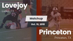 Matchup: Lovejoy  vs. Princeton  2018