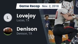Recap: Lovejoy  vs. Denison  2018