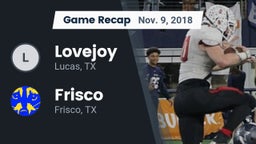 Recap: Lovejoy  vs. Frisco  2018