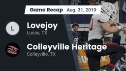 Recap: Lovejoy  vs. Colleyville Heritage  2019