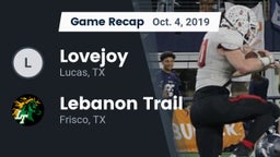 Recap: Lovejoy  vs. Lebanon Trail  2019