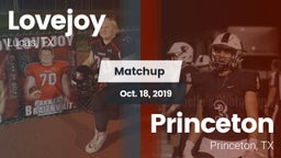 Matchup: Lovejoy  vs. Princeton  2019