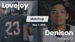 Matchup: Lovejoy  vs. Denison  2019