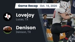 Recap: Lovejoy  vs. Denison  2020