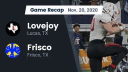 Recap: Lovejoy  vs. Frisco  2020