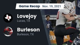 Recap: Lovejoy  vs. Burleson  2021