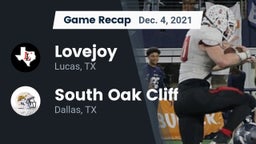 Recap: Lovejoy  vs. South Oak Cliff  2021