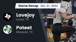 Recap: Lovejoy  vs. Poteet  2022