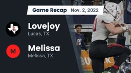 Recap: Lovejoy  vs. Melissa  2022