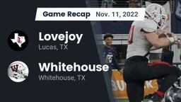 Recap: Lovejoy  vs. Whitehouse  2022