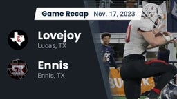 Recap: Lovejoy  vs. Ennis  2023