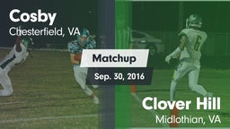 Matchup: Cosby  vs. Clover Hill  2016