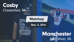 Matchup: Cosby  vs. Manchester  2016