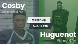 Matchup: Cosby  vs. Huguenot  2017
