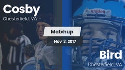 Matchup: Cosby  vs. Bird  2017