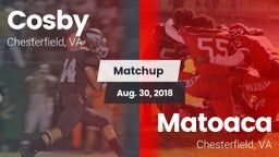 Matchup: Cosby  vs. Matoaca  2018