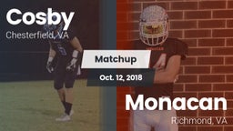 Matchup: Cosby  vs. Monacan  2018