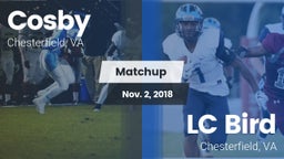 Matchup: Cosby  vs. LC Bird  2018