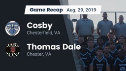 Recap: Cosby  vs. Thomas Dale  2019