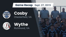 Recap: Cosby  vs. Wythe  2019