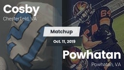 Matchup: Cosby  vs. Powhatan  2019